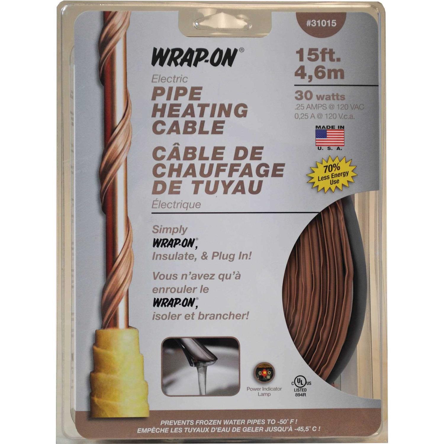 Wrap On 31015 Pipe Heating Cable - Cheap Fitting