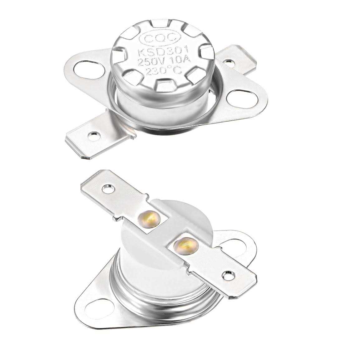 Uxcell Temperature Control Switch Thermostat KSD301 230°C ,10A - Cheap Fitting