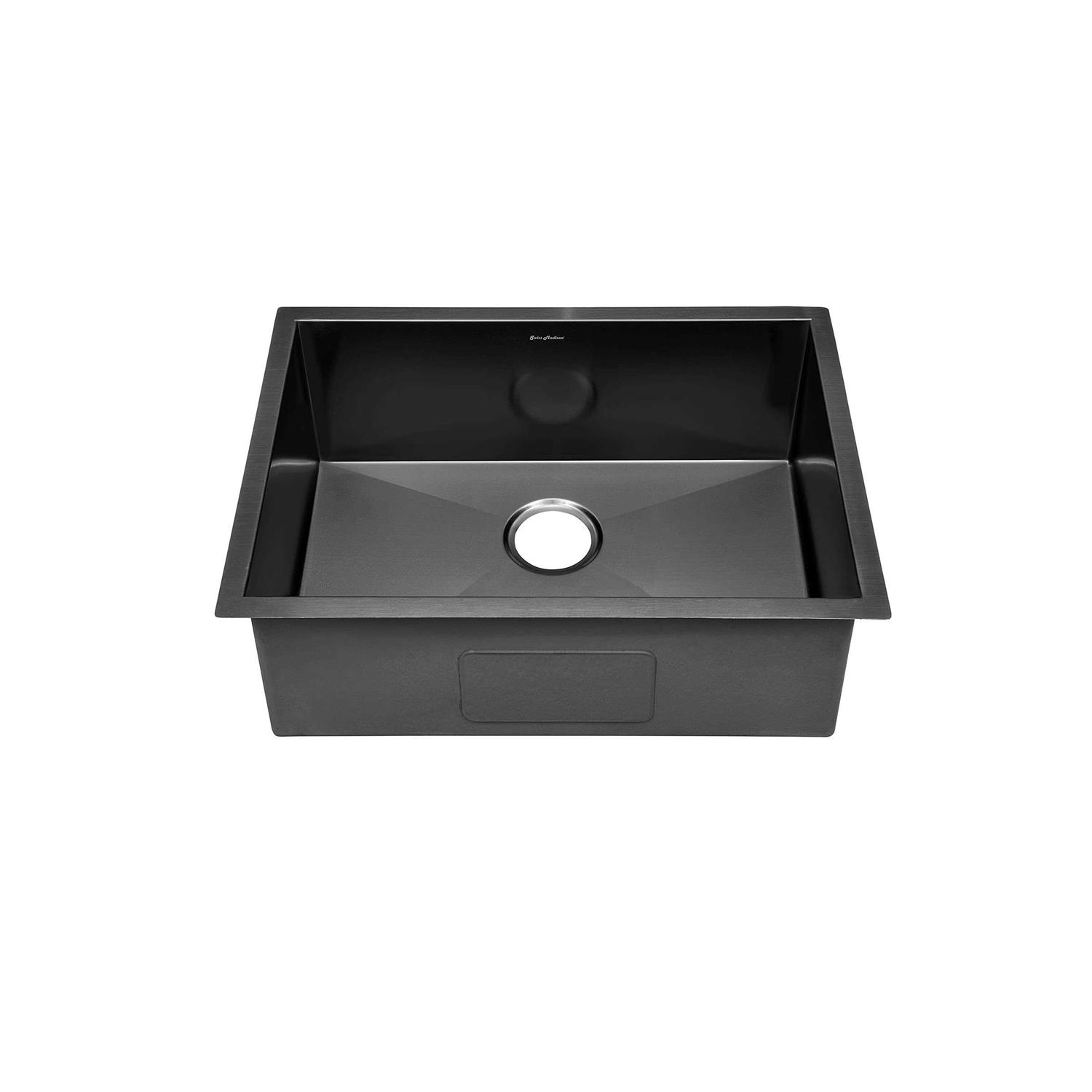Swiss Madison Tourner 27 x 19 Stainless Steel Single Basin - Cheap Fitting