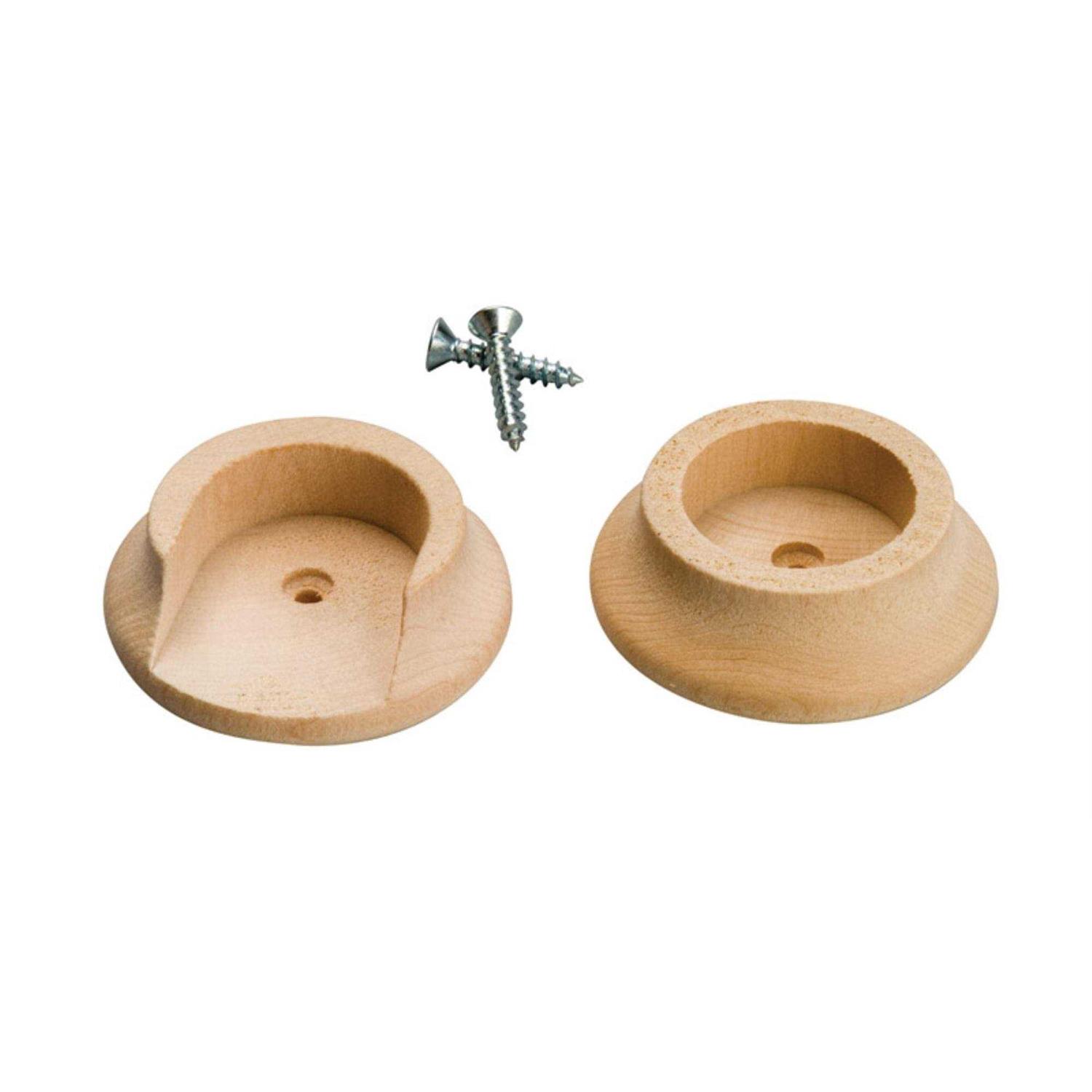 Waddell 410DP Closet Pole Socket Hardwood - Cheap Fitting