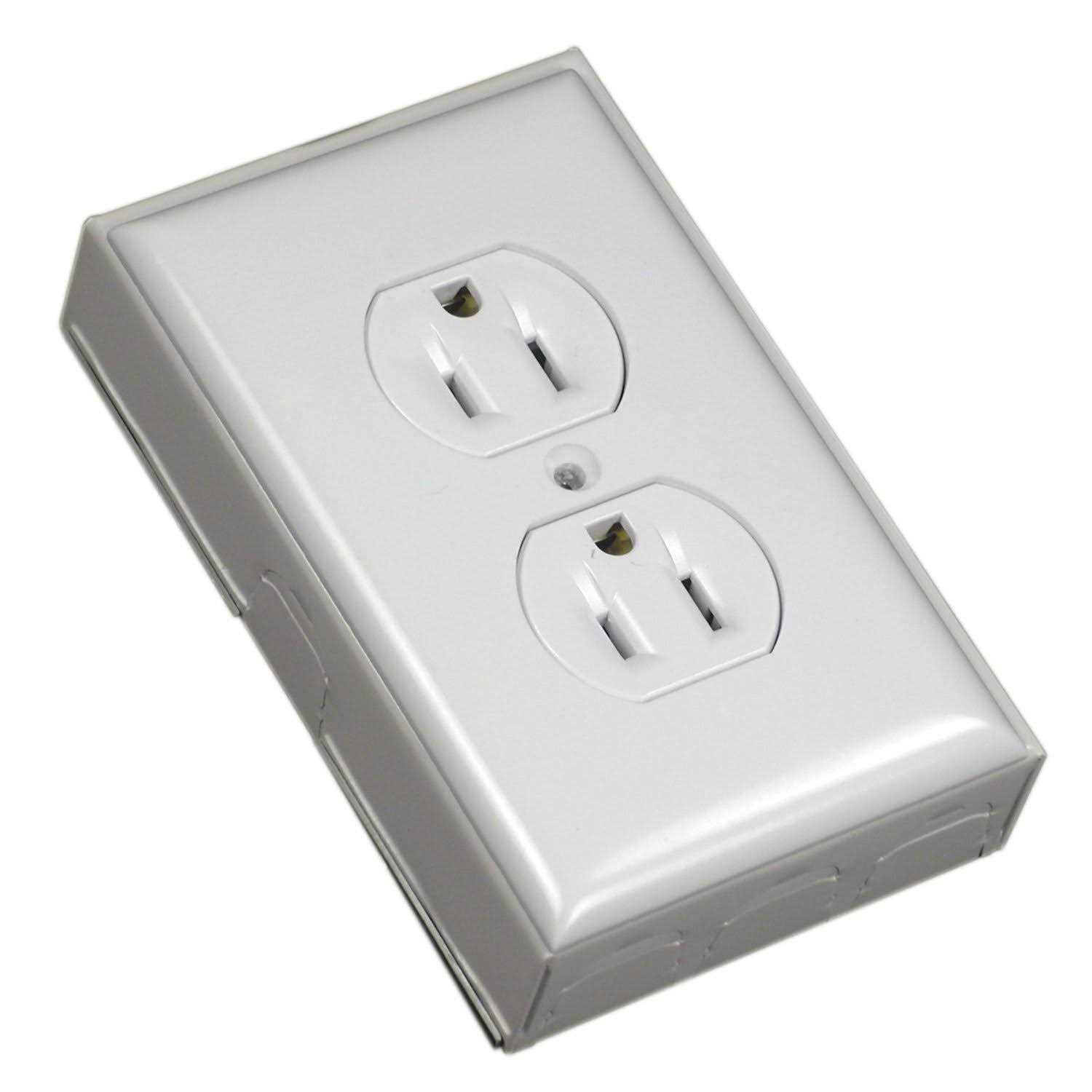 Wiremold Metal Outlet Box With Duplex/Faceplate Outlet Kit - Cheap Fitting