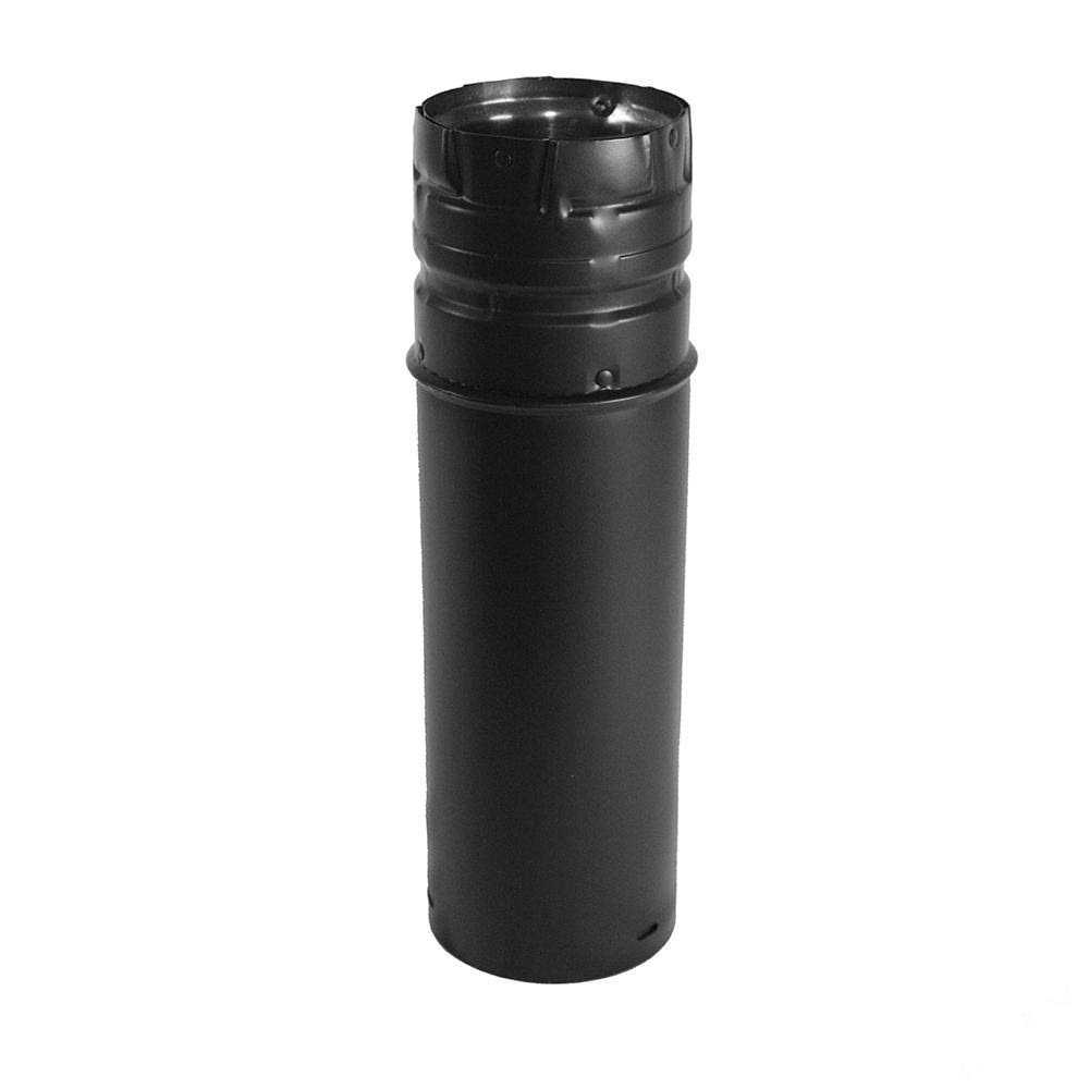 DuraVent Black Pellet Stove Vent Pipe - Cheap Fitting
