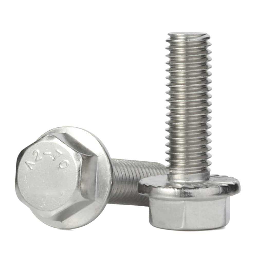 M6 x Flanged Hex Head Bolts Flange Hexagon Screws - Cheap Fitting