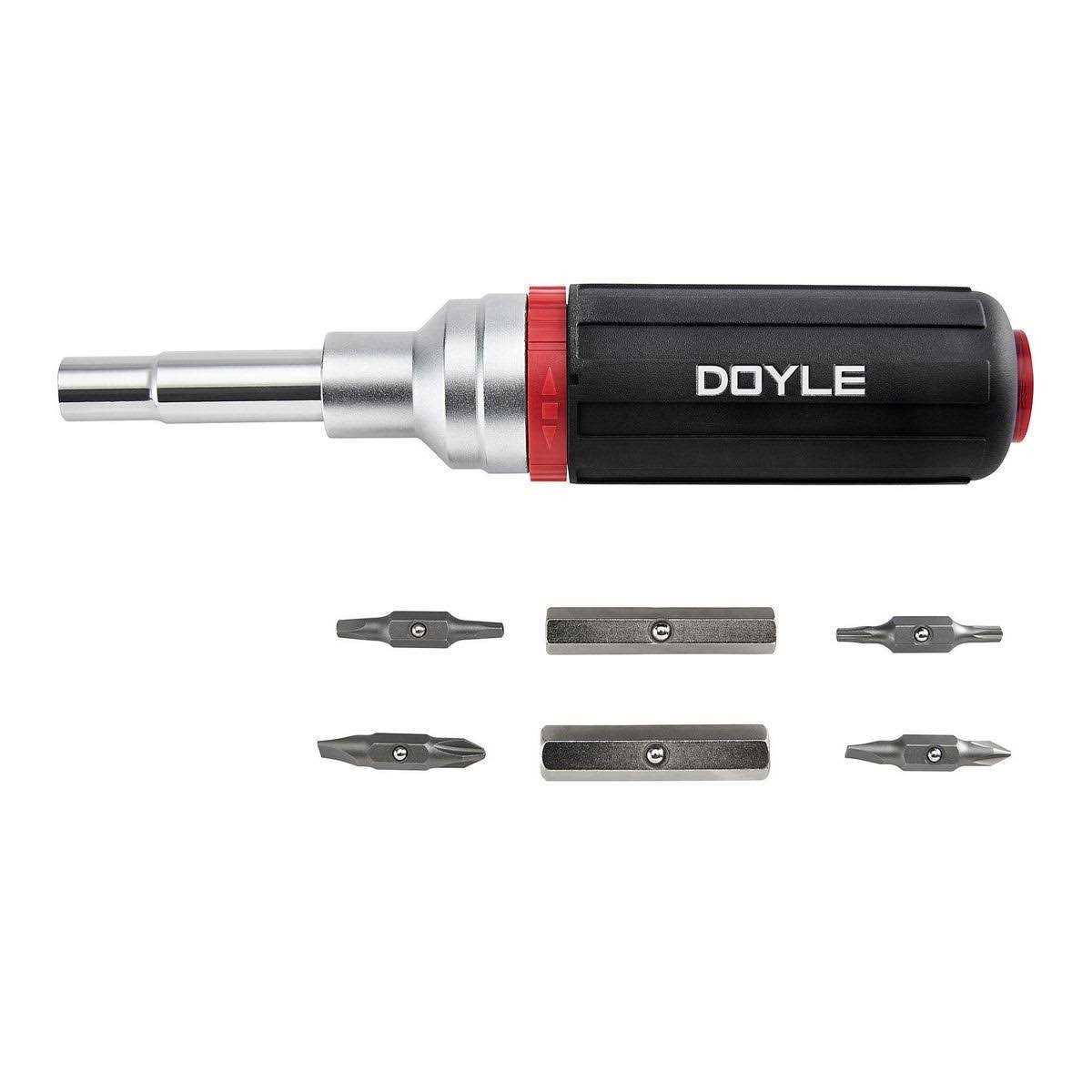 Doyle 11-in-1 Ratcheting Multi-bit Screwdriver - Cheap Fitting