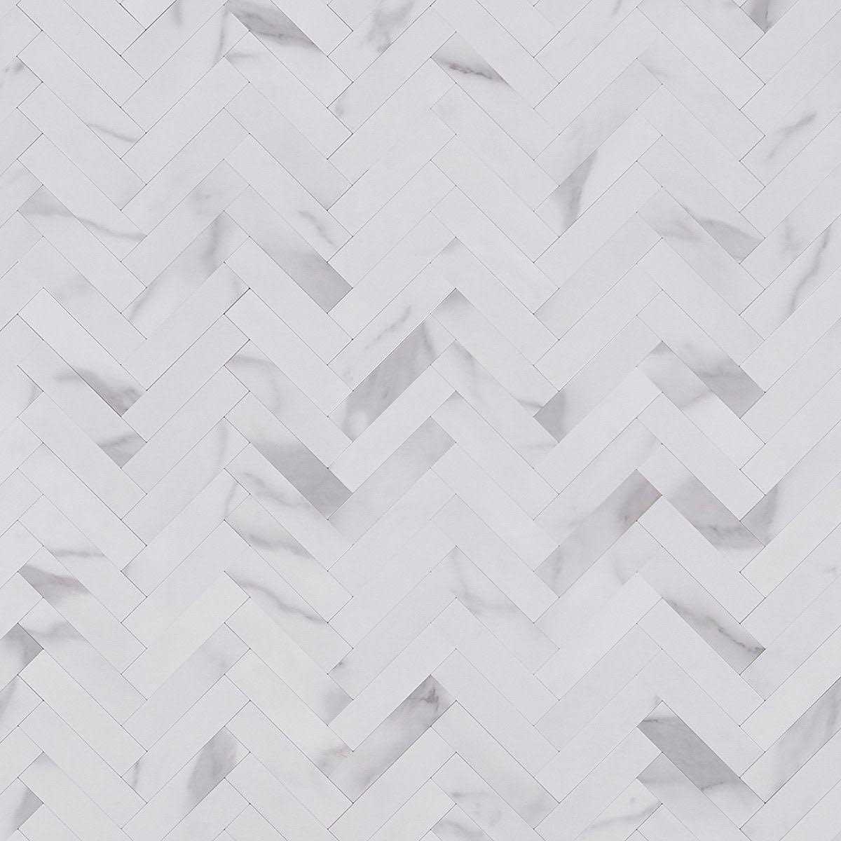 Ivy Hill Tile Luxe Core Herringbone Calacatta 10.31 in. x 10.31 in. SPC Peel and Stick Tile - Cheap Fitting