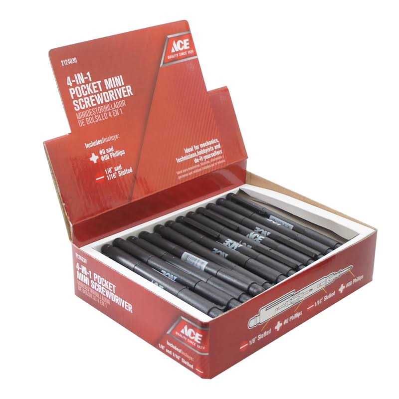 Ace Precision 4 in 1 Pocket Mini Screwdriver - Cheap Fitting