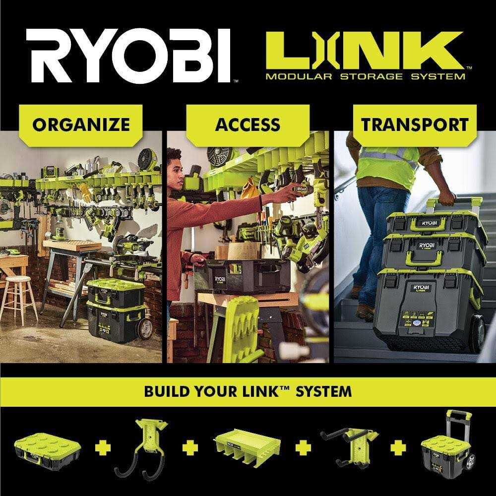 RYOBI LINK 7-Piece Wall Storage Kit STM503K - Cheap Fitting
