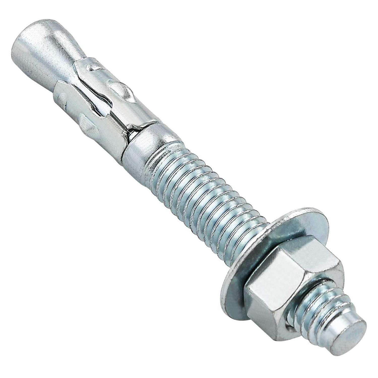 Wensilon Standard Fasteners for Heavy-Duty Zinc Wedge Anchors for Cement and Concrete - Cheap Fitting