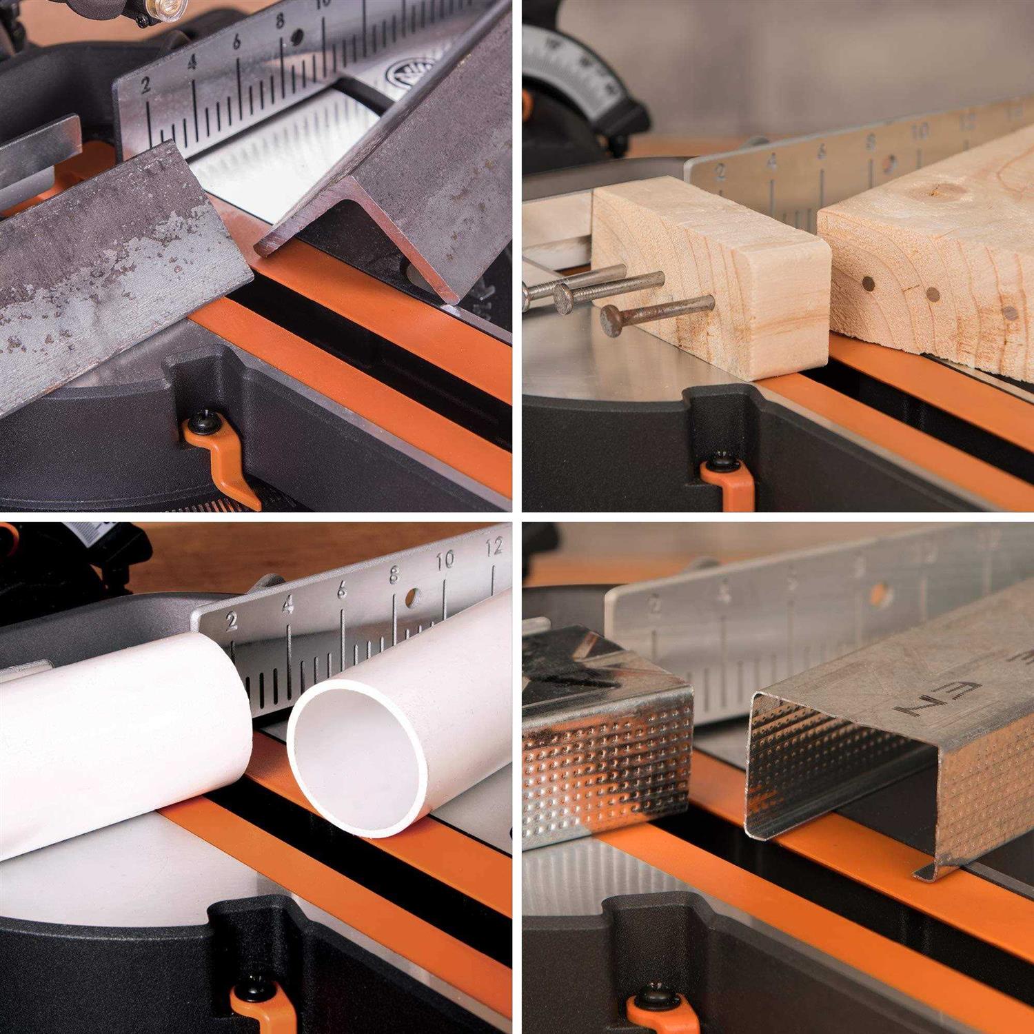 Evolution Power Tools R185SMS+ 7-1/4 Multi-Material Compound Sliding Miter Saw - Cheap Fitting