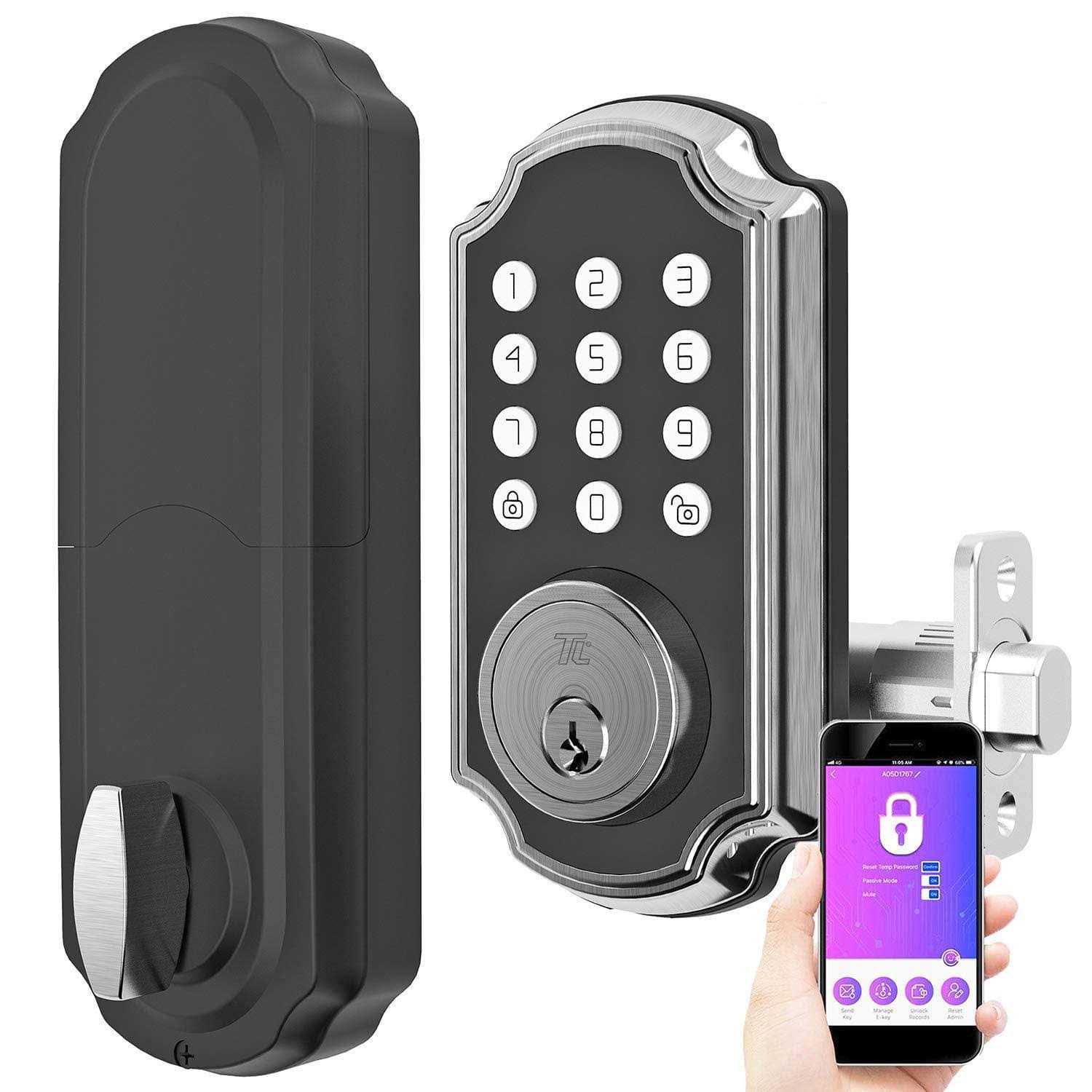 Turbolock TL117 Smart Lock with Keypad Digital Deadbolt with App - Cheap Fitting
