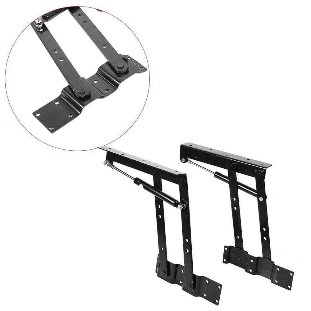 Table Lifting Frame 2 Pcs Heavy Duty Metal Lift up Top Hinge Spring Stand Rack Sturdy Folding Shelf Brackets Mechanism Hardware Furniture Fitting - Cheap Fitting