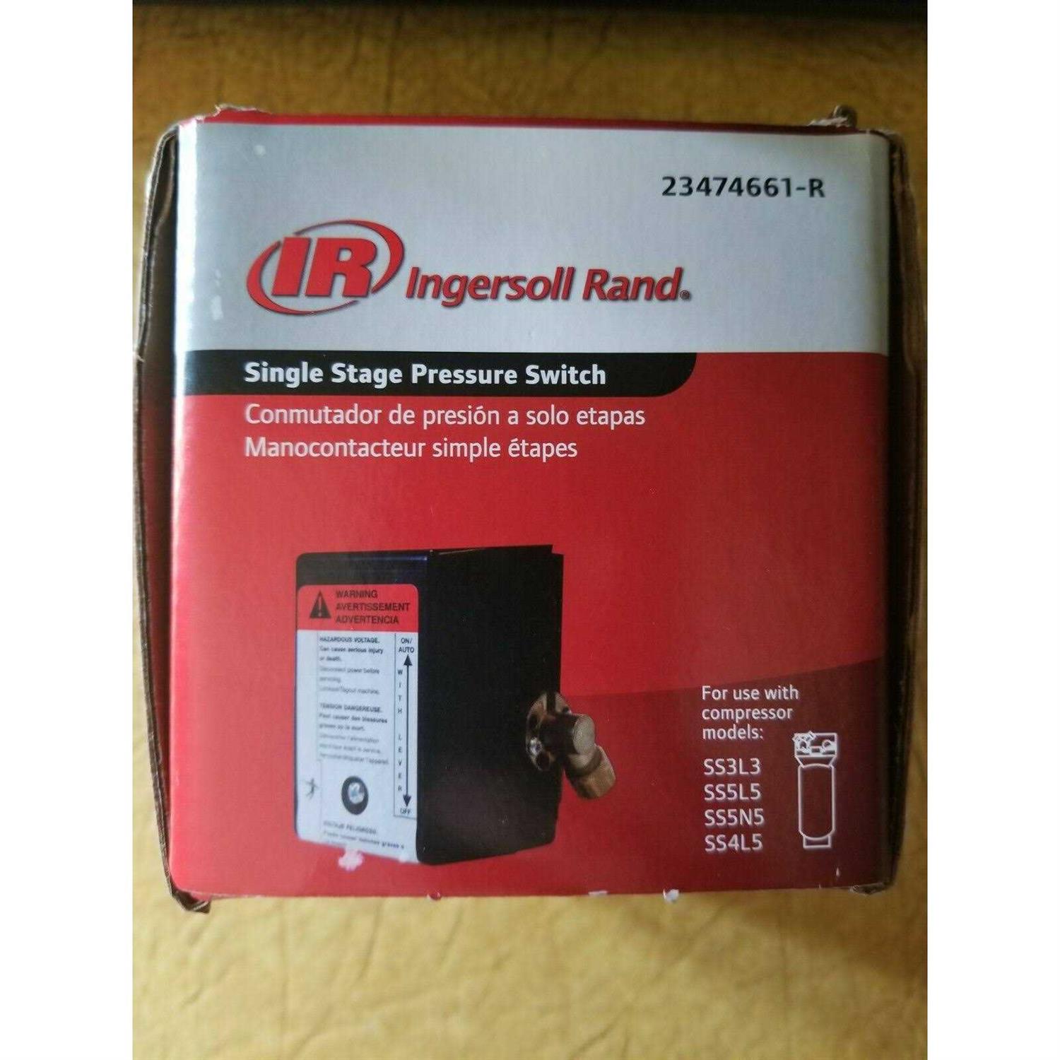 Ingersoll Rand 23474661-R Single Stage Compressor Pressure Switch 1076470 - Cheap Fitting