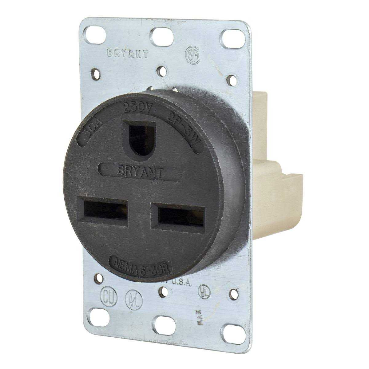 Bryant 9630FR – Receptacle, 30A 250V, 6-30R - Cheap Fitting