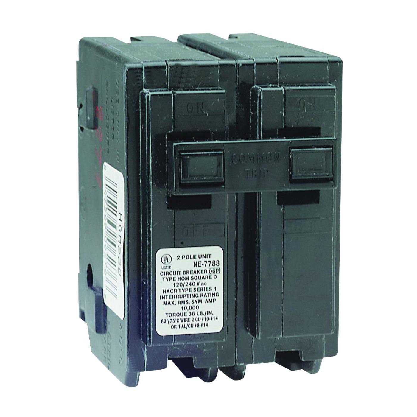 Square D Homeline 40 Amp 2-Pole Circuit Breaker - Cheap Fitting
