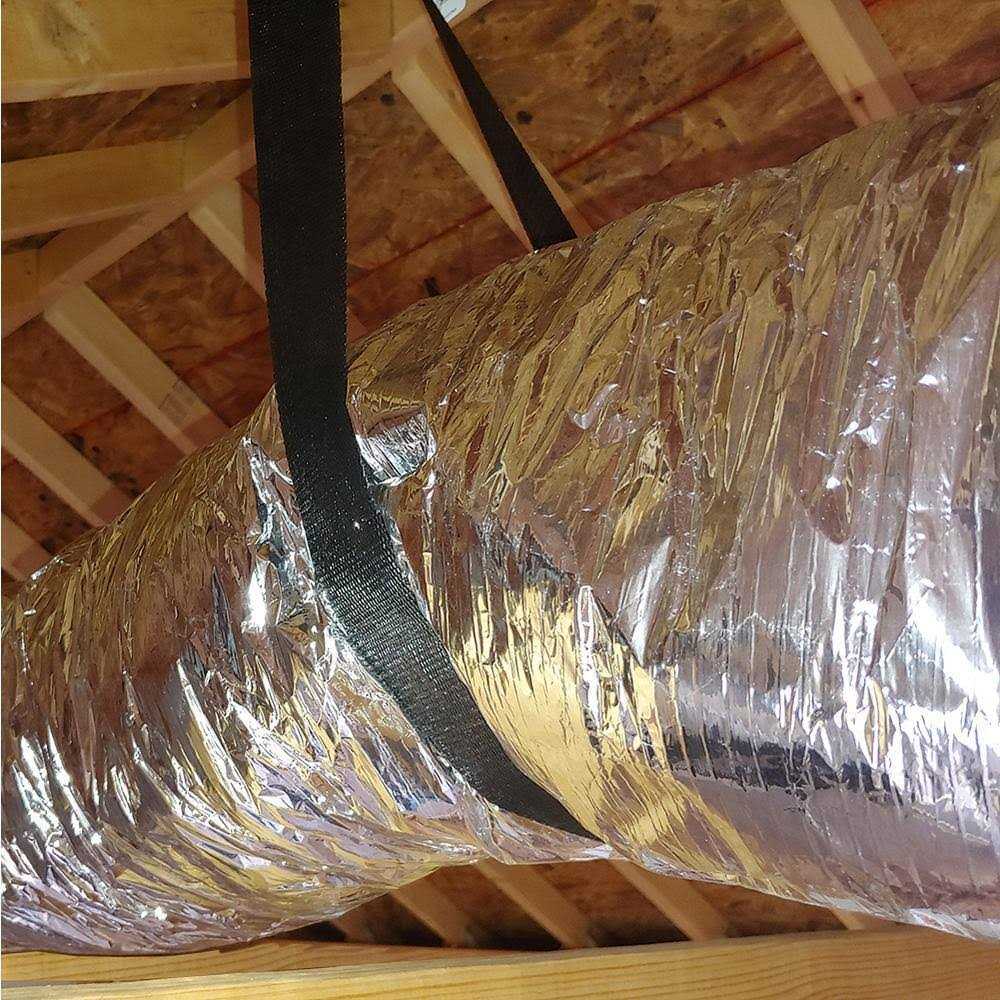 Master Flow 25 ft. Insulated Flexible Duct R6 - Cheap Fitting