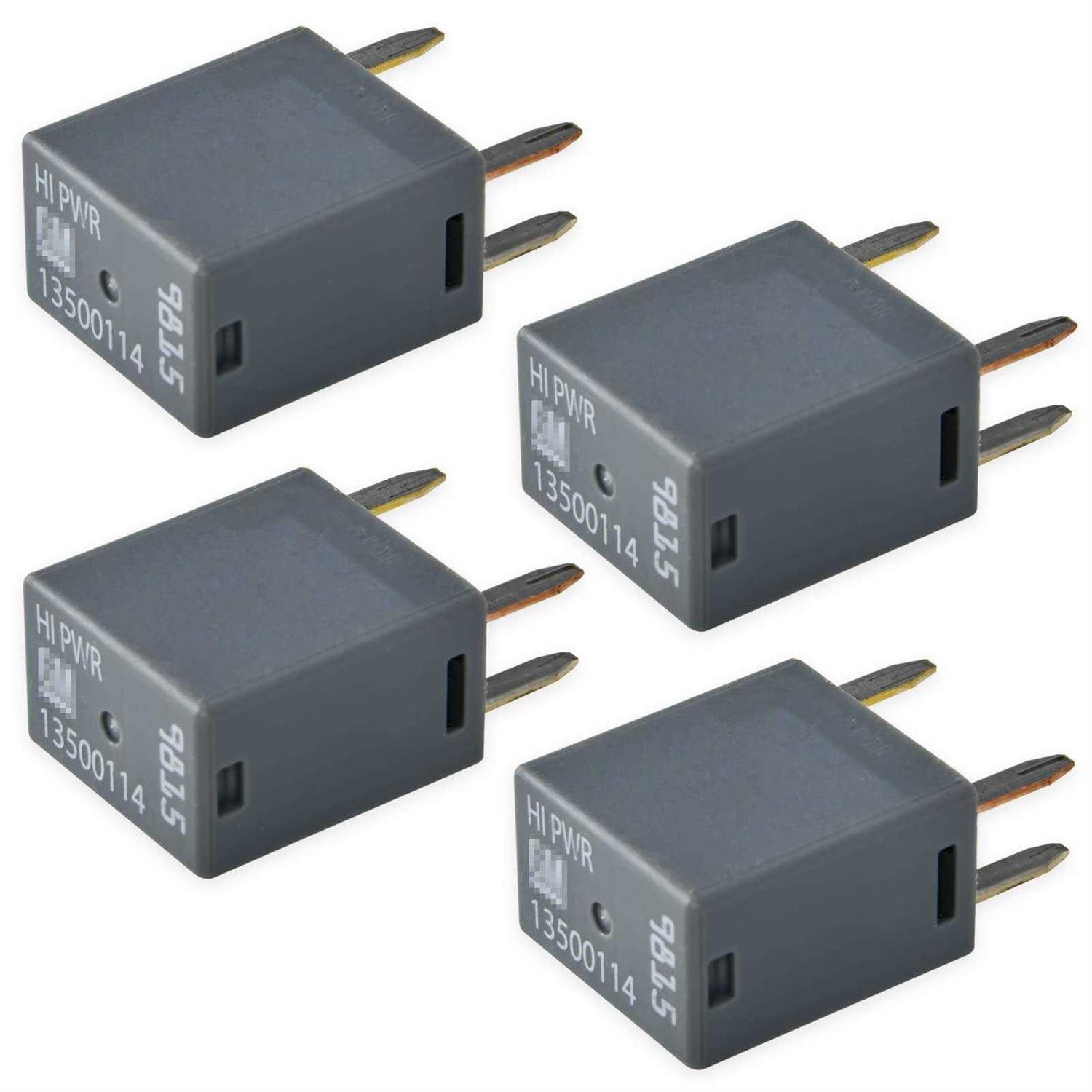 JOINAP 4 Pack High Power 4 Pin Fuse Box Relay # 13500114/8385 Compatible for GM - Cheap Fitting