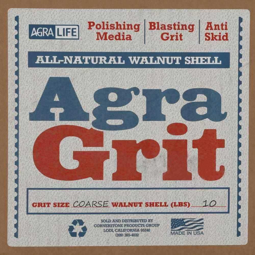 Agra Grit Walnut Shell Sandblasting Coarse Grit - Cheap Fitting