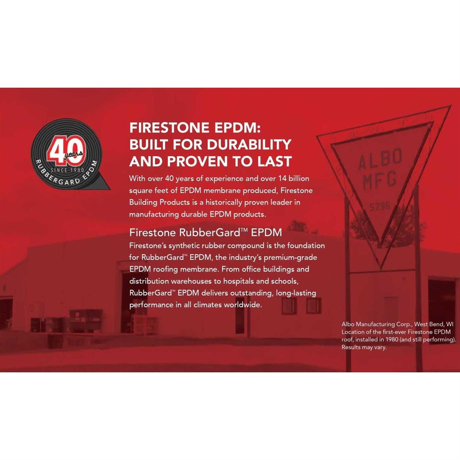 Firestone RubberGard 45 Mil EPDM Roofing Rubber - Cheap Fitting