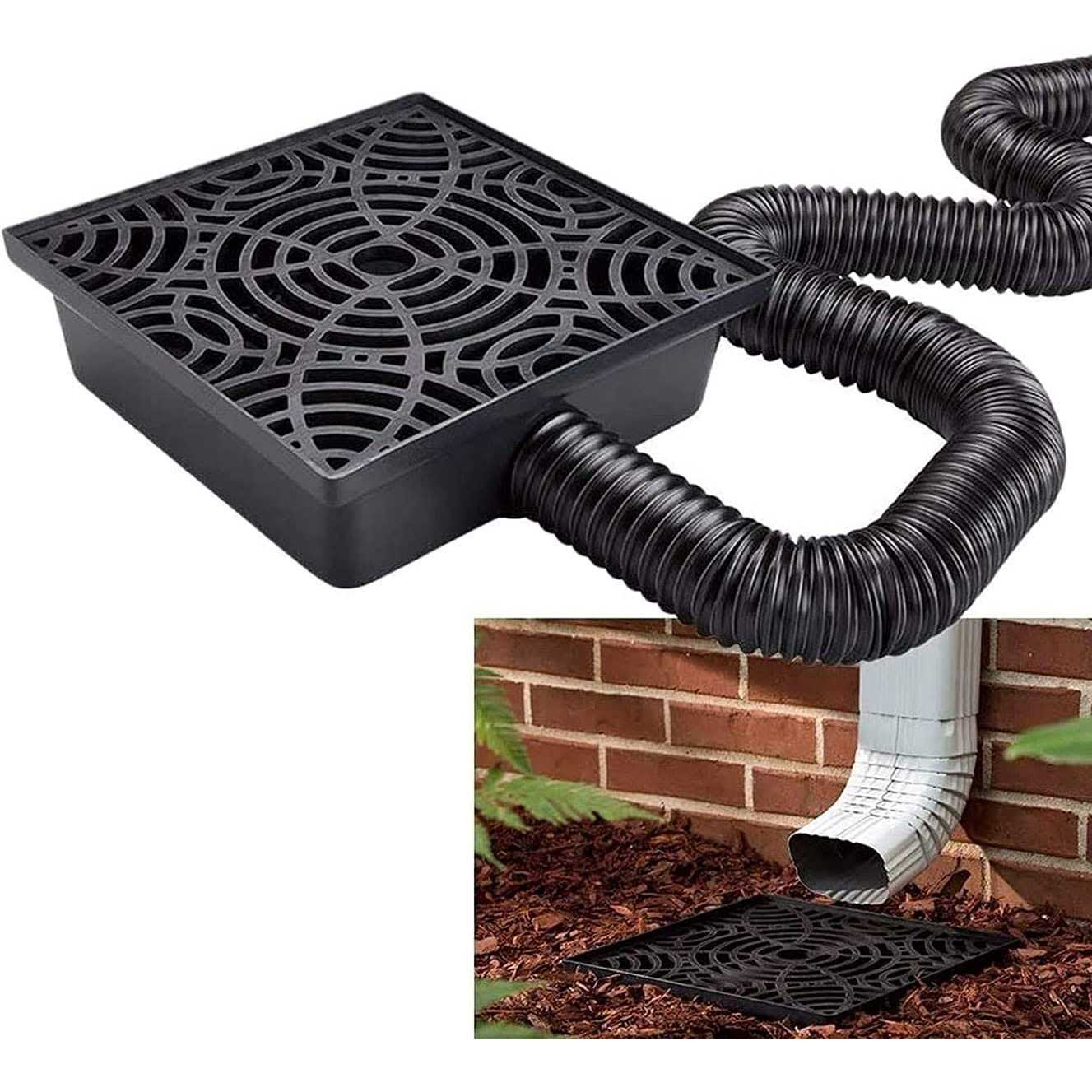 Amerimax 12-in No Dig Low Profile Catch Basin Downspout Extension Kit - Cheap Fitting