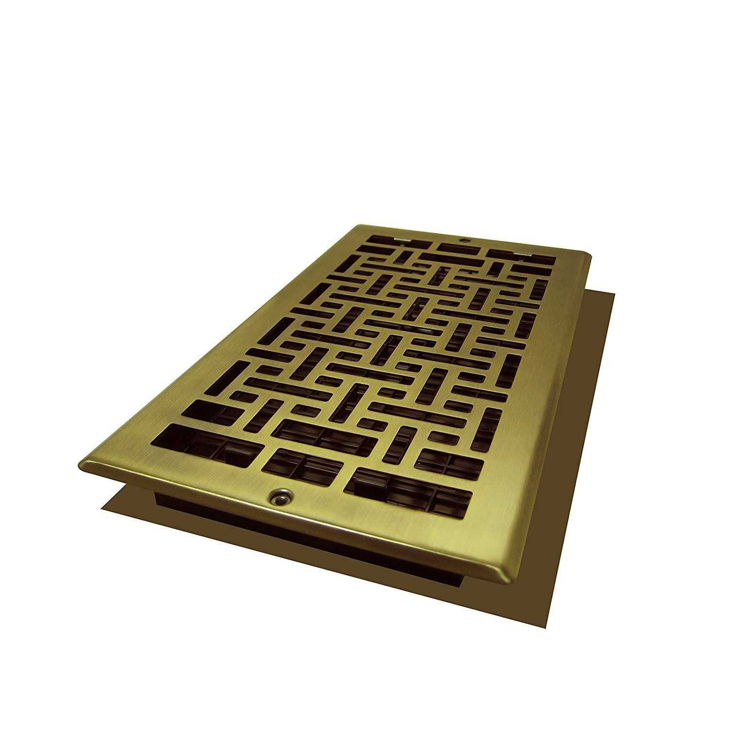 Decor Grates 6 inch 12 inch Oriental Wall Register - Cheap Fitting
