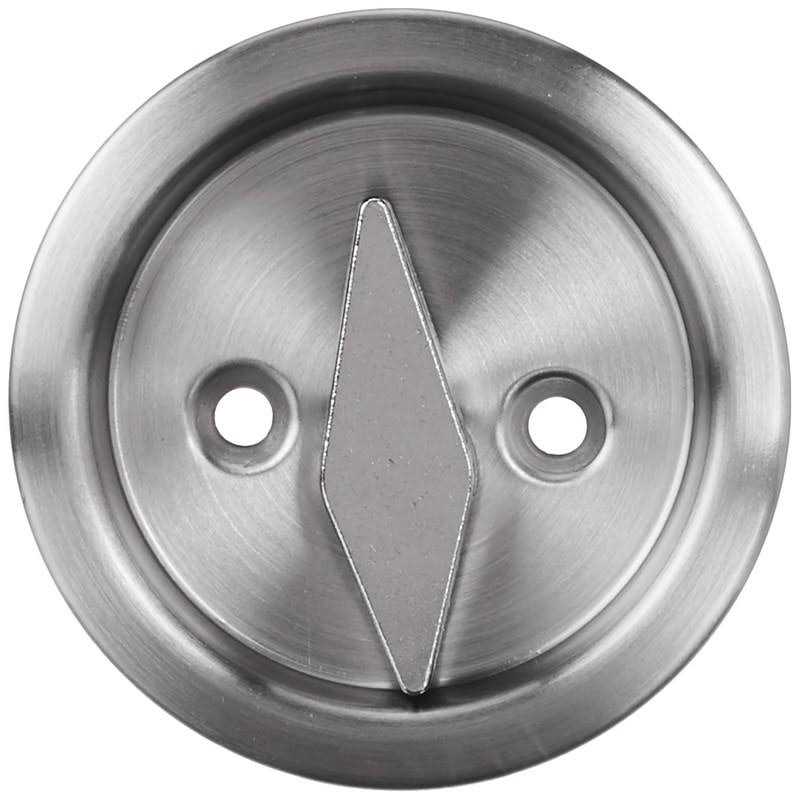 Kwikset Satin Nickel Privacy Round Pocket Door Lock - Cheap Fitting