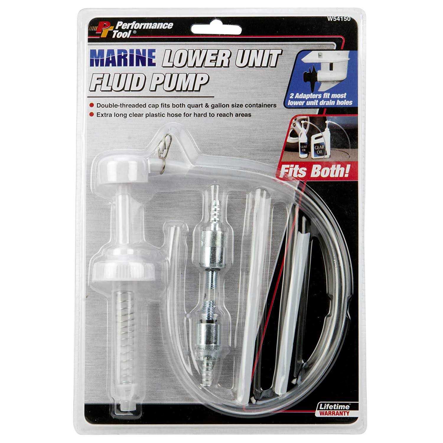 Performance Tool Marine Lower Unit Fluid Pump W54150 - Cheap Fitting