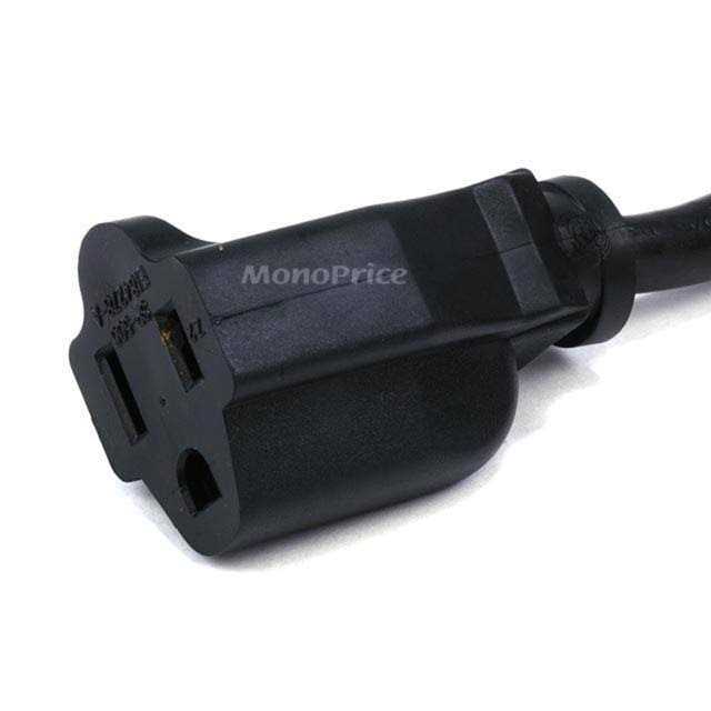 Monoprice Power Extension Cord - Cheap Fitting