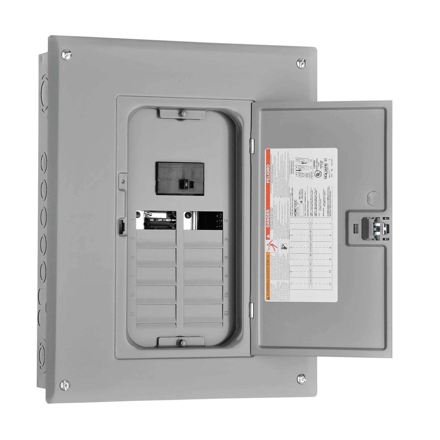 Square D HOM1224M100PC Homeline Main Breaker Load Center - Cheap Fitting