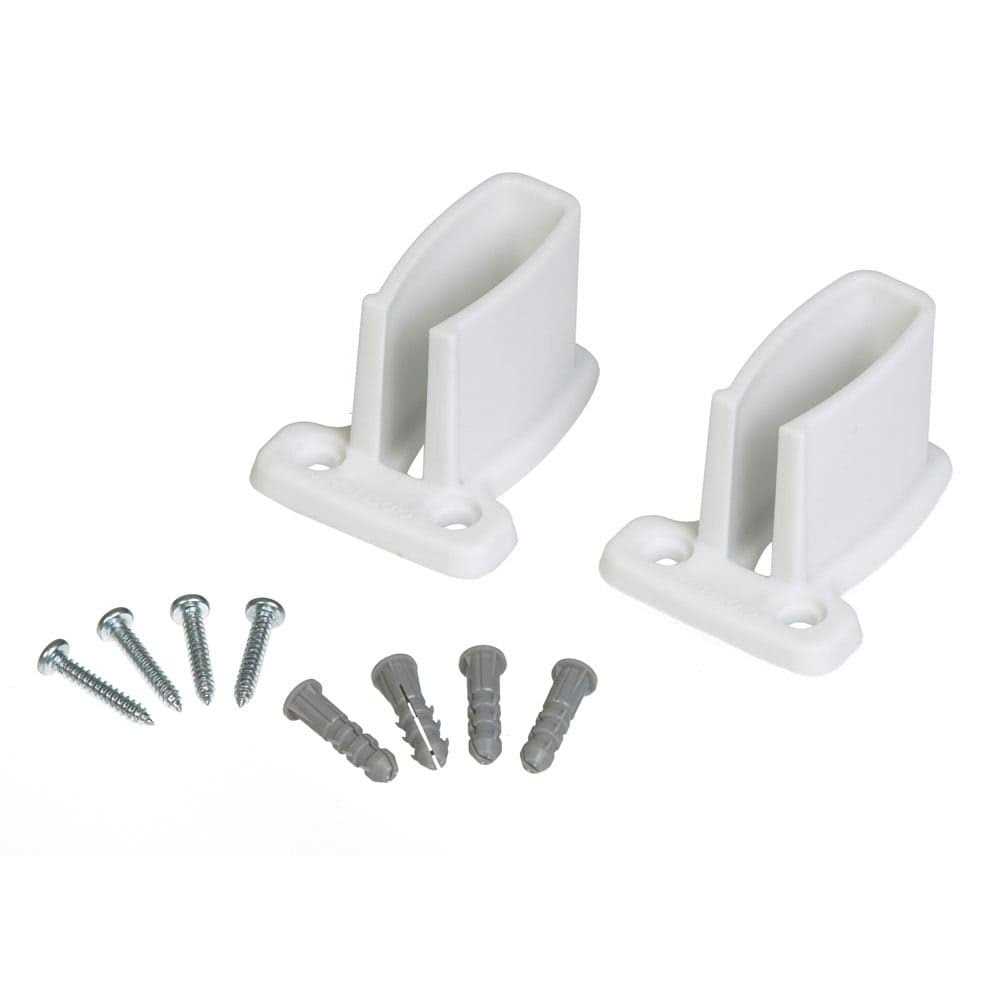 ClosetMaid Fixed Mount Side Wall Brackets for Shelf & Rod pantry Wire Shelving - Cheap Fitting