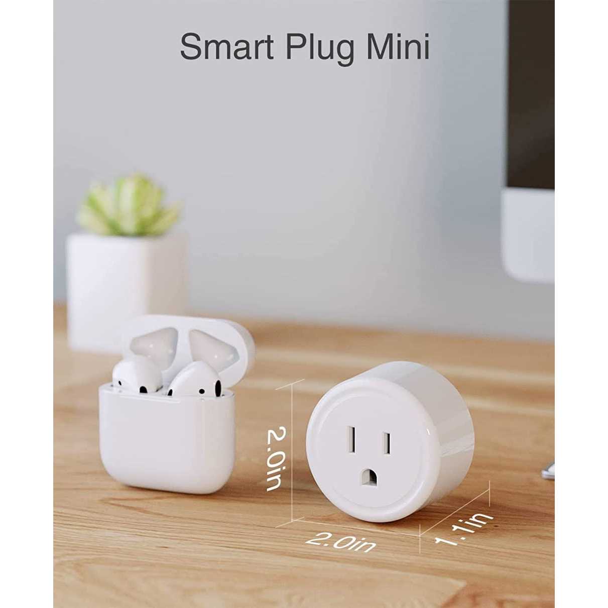 GHome Smart Mini Plug, Wi-Fi Outlet Socket Compatible with Alexa and Google Home - Cheap Fitting