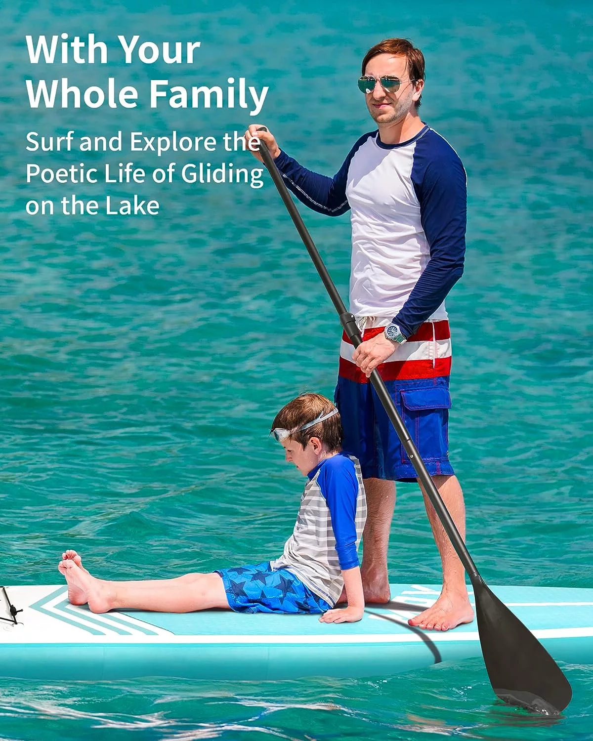 Marnur Inflatable Paddle Board Stand up Paddle Board 10' SUP 6 in.Thick Board Carry Bag & Fast Pumping Green - Cheap Fitting