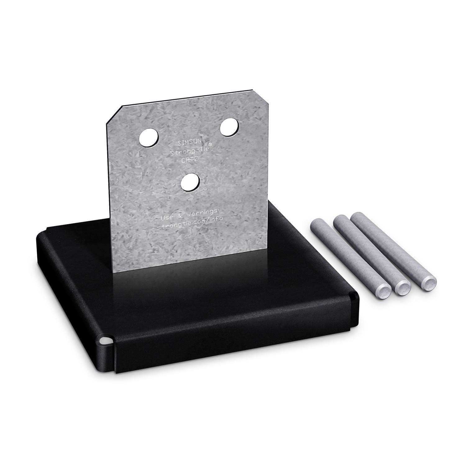 Simpson Strong-Tie CPT88Z Zmax Galvanized Concealed Post Base for 8×8	Simpson Strong-Tie CPT88Z Zmax Galvanized Concealed Post Base for 8×8 - Cheap Fitting