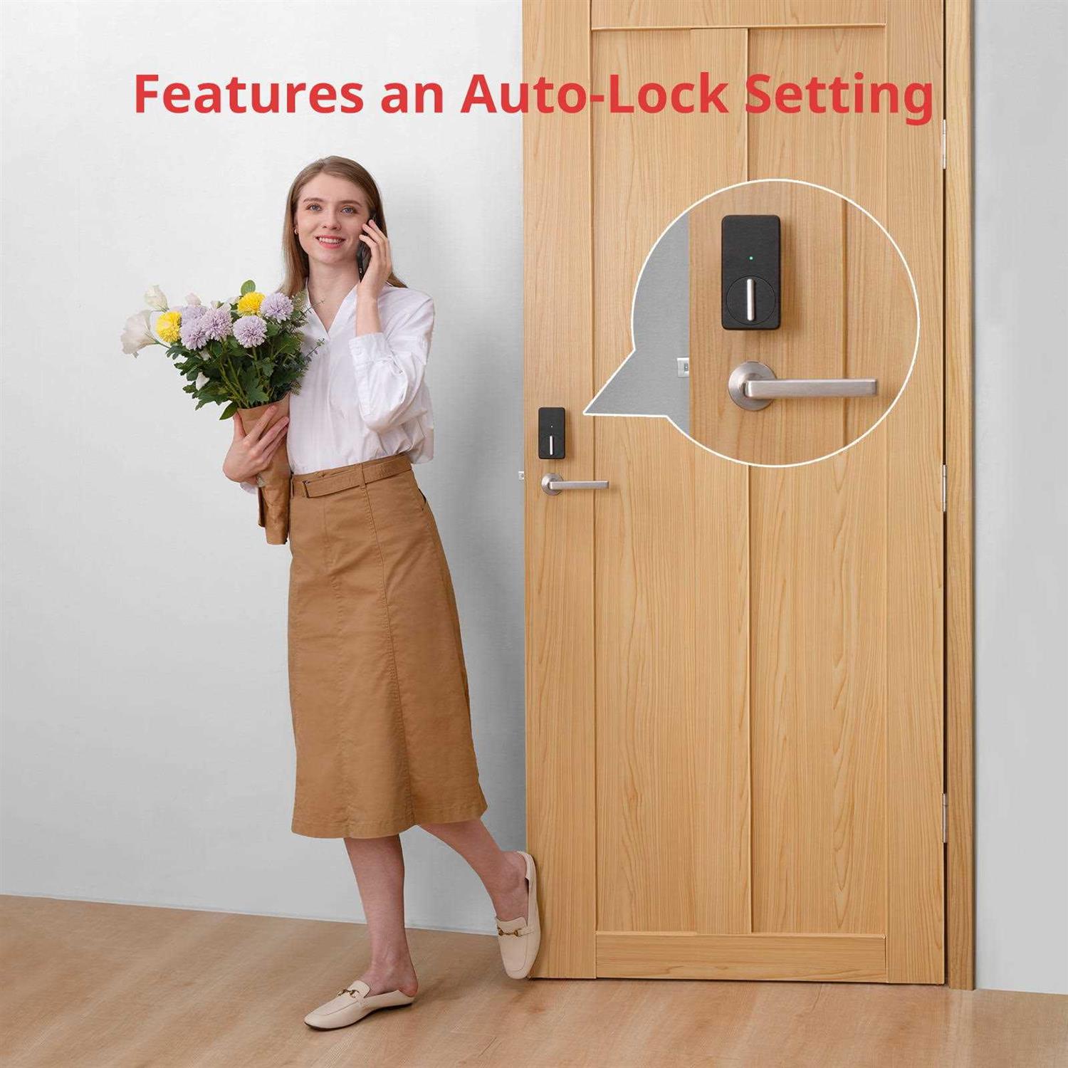 SwitchBot Smart Lock Bluetooth Electronic Deadbolt Keyless Entry Door Lock for Front Door - Cheap Fitting