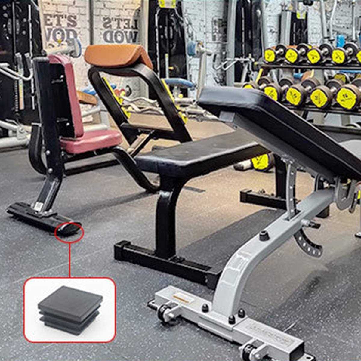 1 Inch Square Plastic Plug Tubing End Cap Suitable for Square Tube - Cheap Fitting