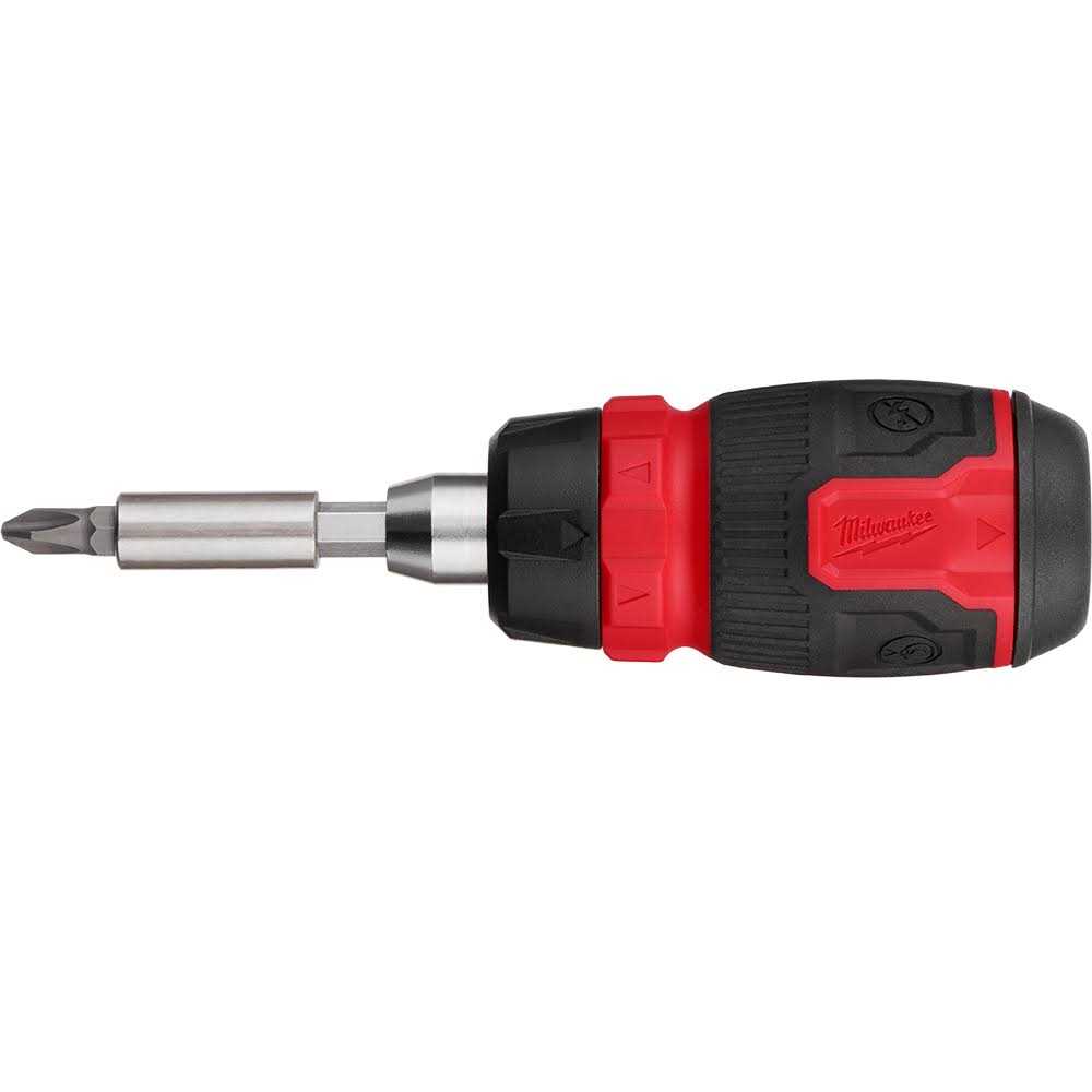 Milwaukee 8-in-1 Ratcheting Compact Multi-Bit Screwdriver 48-22-2913 - Cheap Fitting