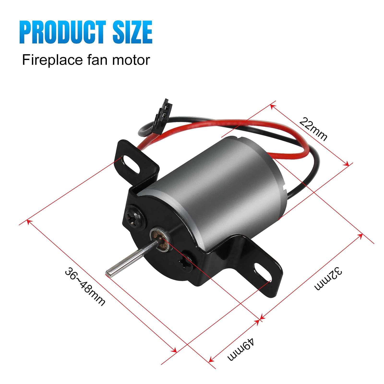 Fireplace Fan Accessories Motor and Power Generation sheet/4-blade Heat Powered Stove Fan for Wood/log Burner - Cheap Fitting