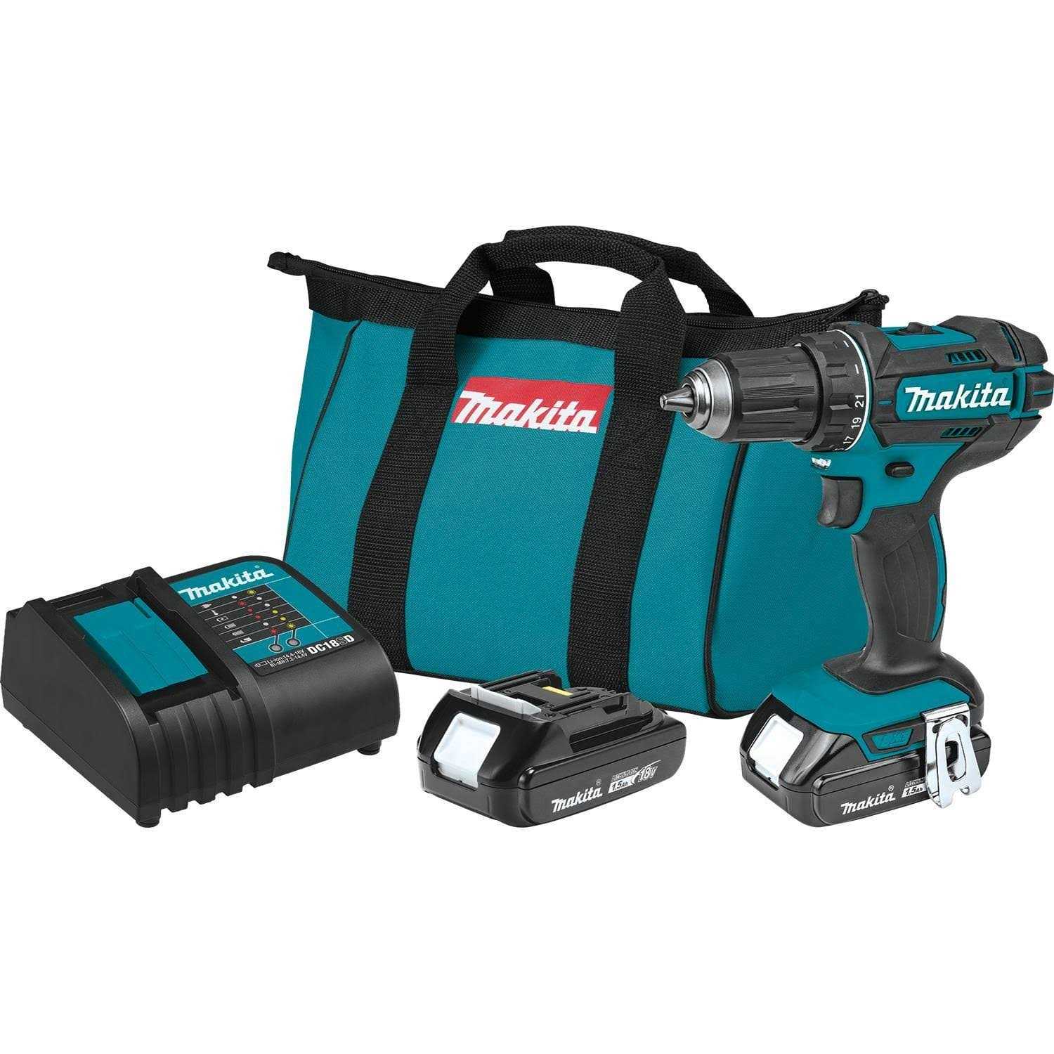 Makita XFD10SY 18V LXT Lithium-Ion Compact 1/2 in. Cordless Driver-Drill Kit - Cheap Fitting