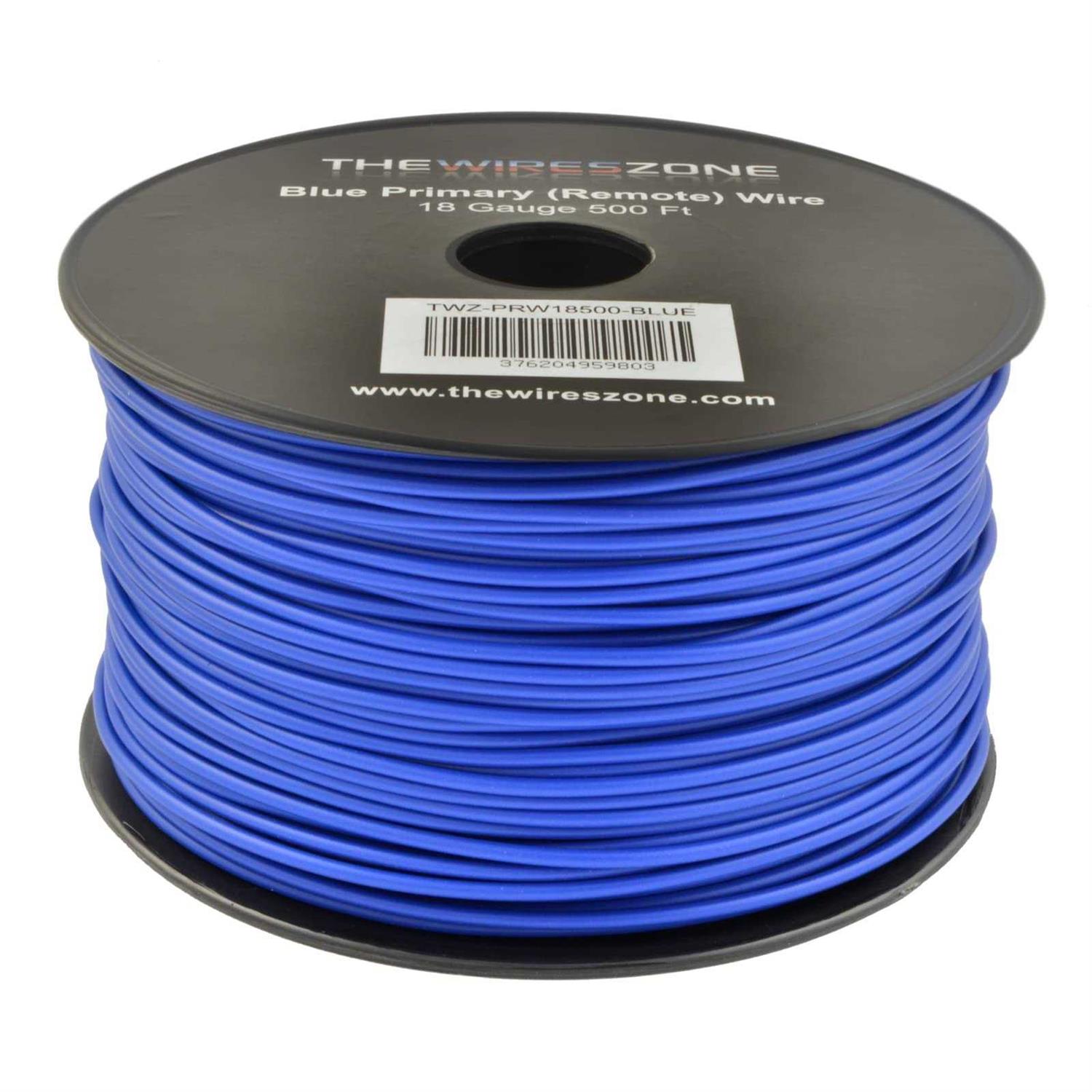 The Wires Zone 18 Gauge AWG 500′ ft Stranded Primary Remote Wire Cable - Cheap Fitting