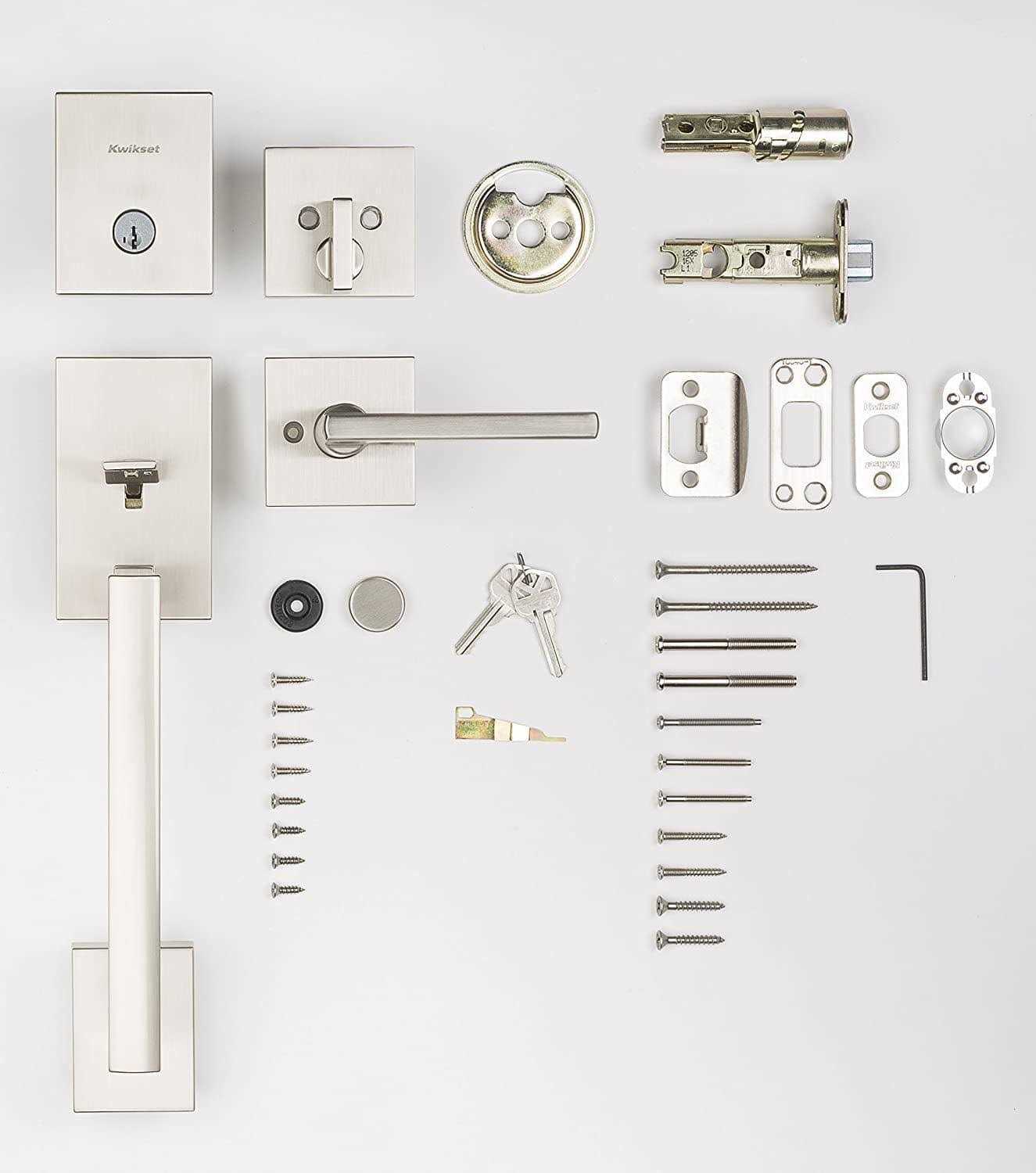 Kwikset San Clemente Matte Black Handleset Right Handed - Cheap Fitting