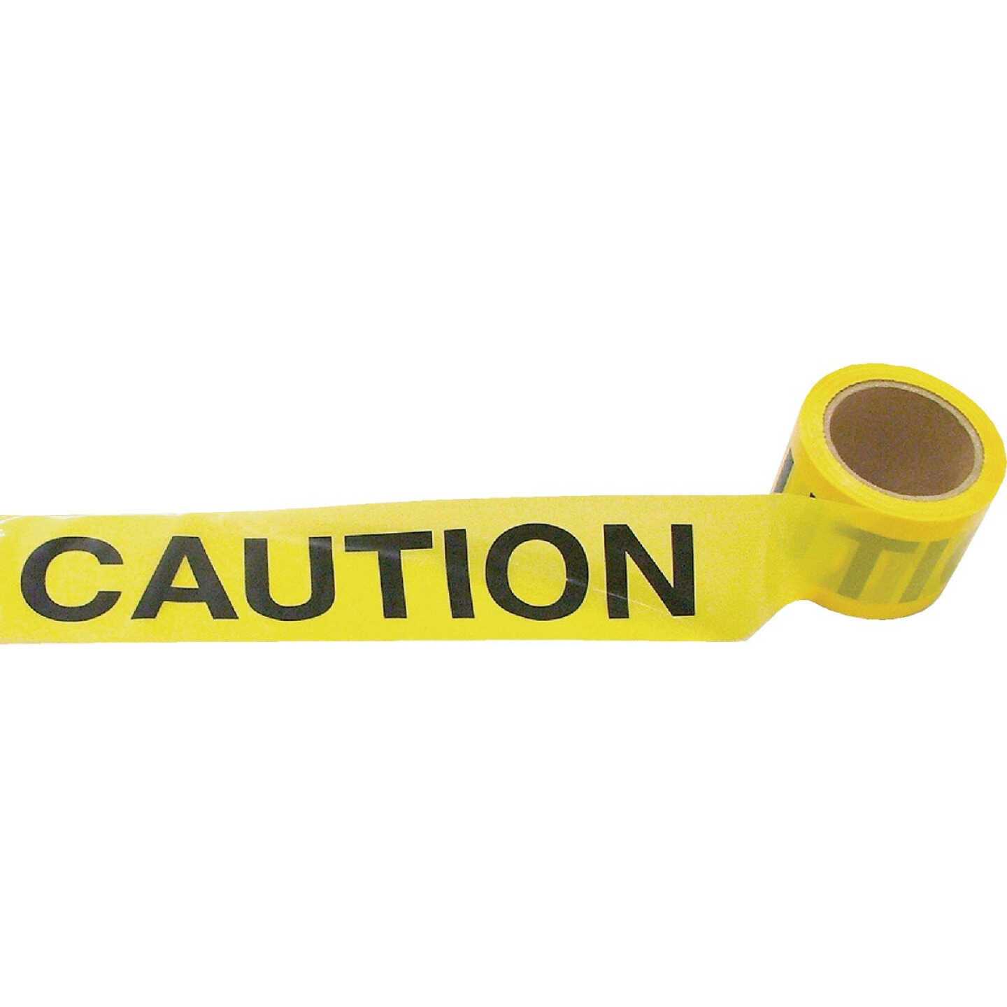 Ky-Ko 200 Ft. x 3 In. Yellow & Black Caution Tape - Cheap Fitting