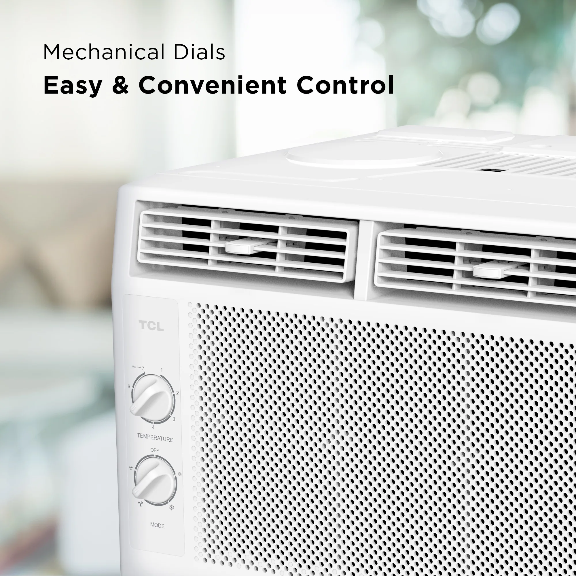 TCL 5,000 BTU Mechanical Window Air Conditioner, White, W5WM-3 - Cheap Fitting