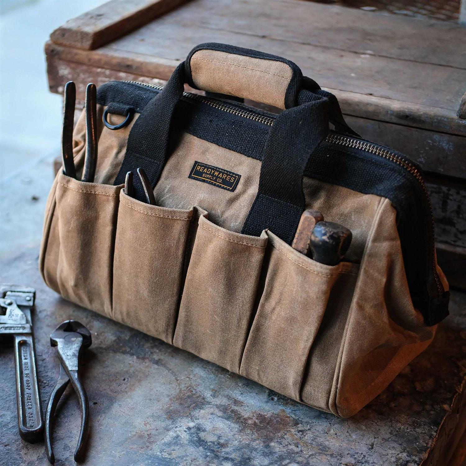 Readywares Best Quality Waxed Canvas Tool Bags - Cheap Fitting