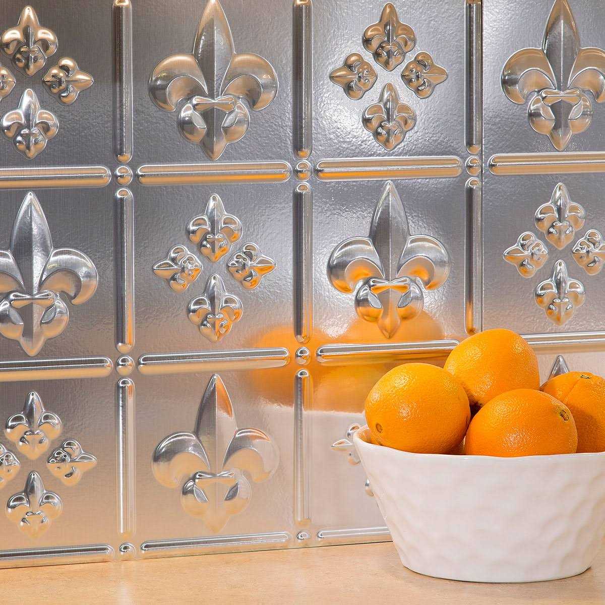 Fasade Fleur De Lis 15-square Foot Backsplash Kit - Cheap Fitting