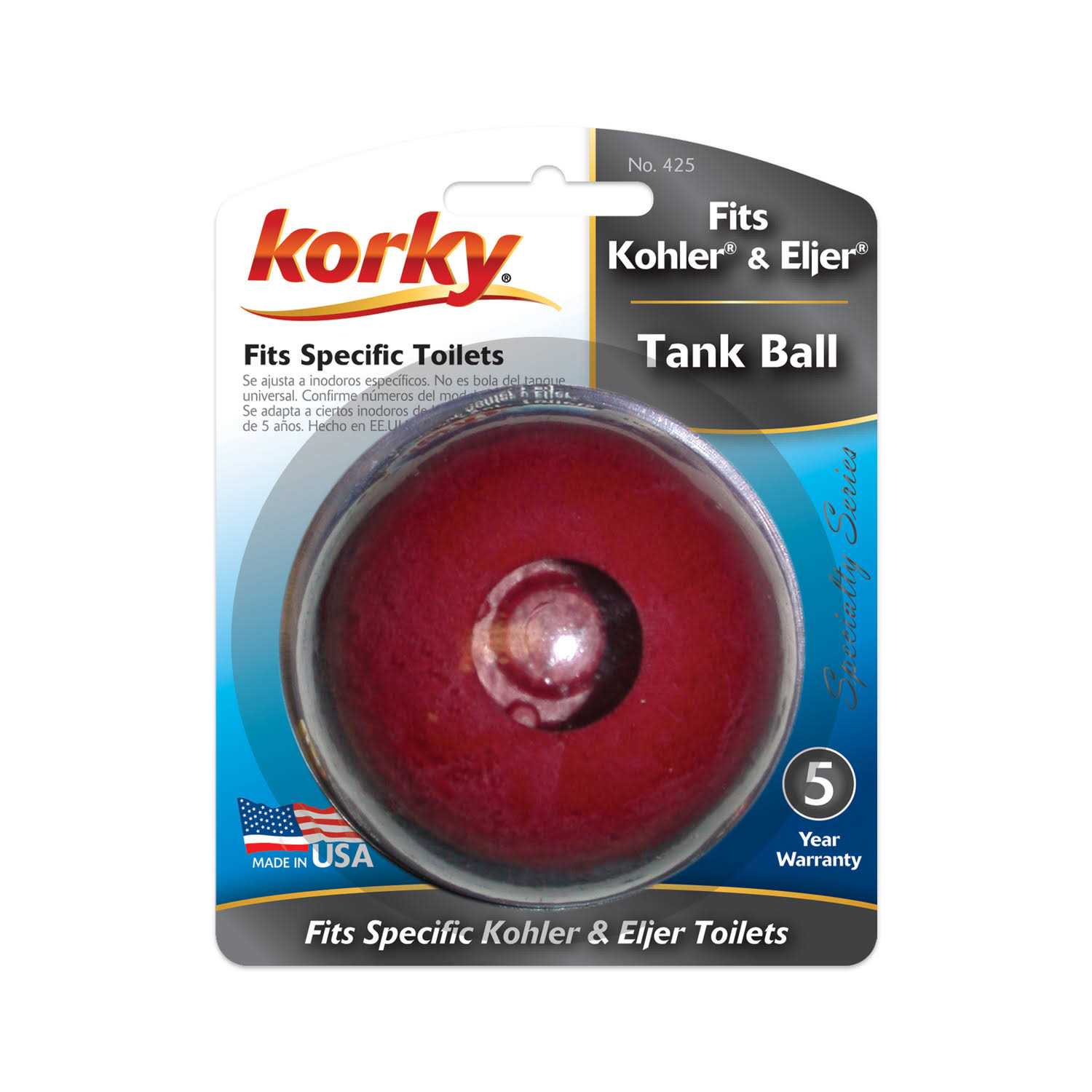 Korky Toilet Tank Ball Eljer - Cheap Fitting