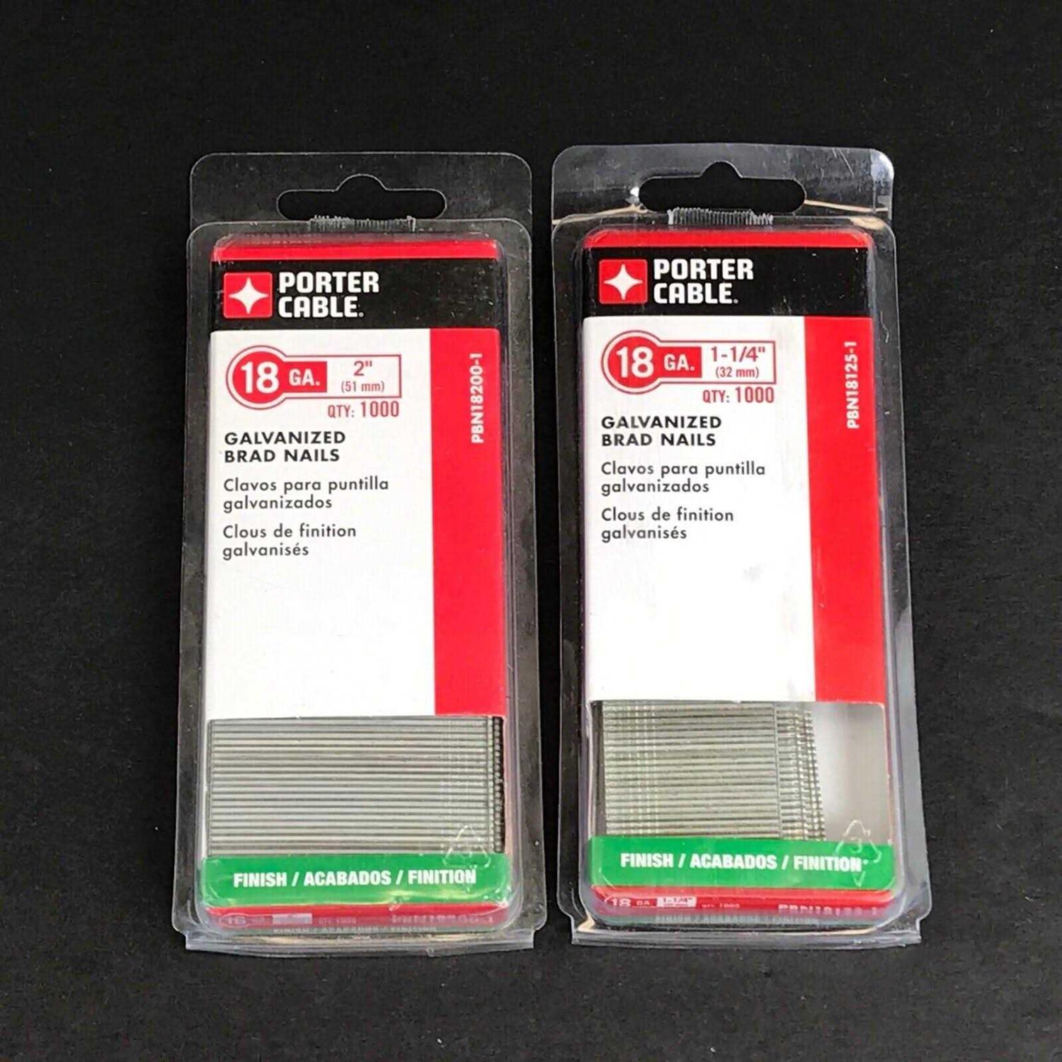 Porter-Cable 18 Gauge Brad - Cheap Fitting