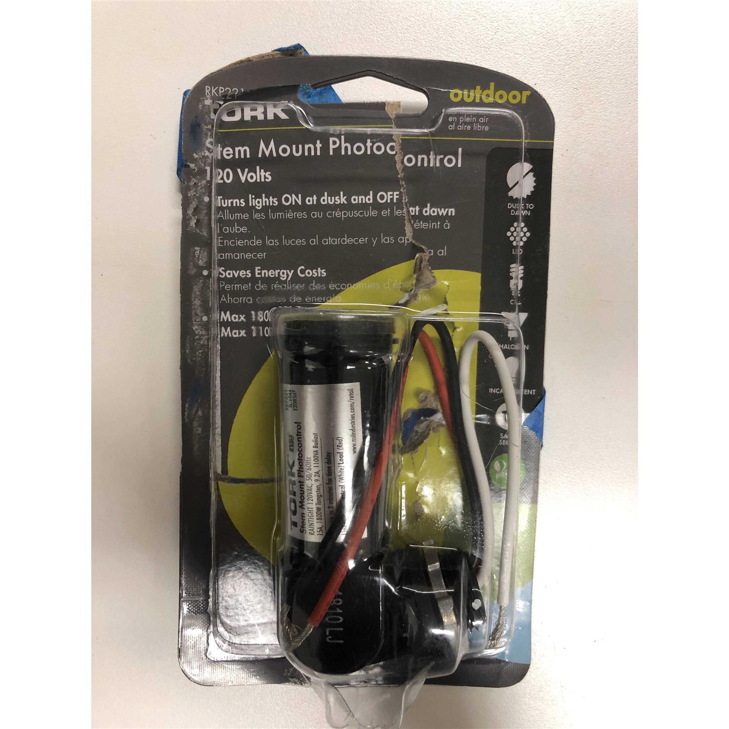 Tork RKP Series RKP221 Photocontrol - Cheap Fitting