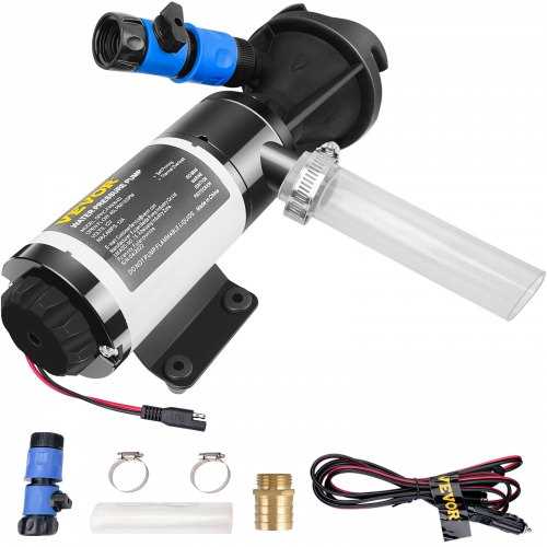 VEVOR RV Macerator Pump 12V 12GPM Self-priming Water Waste Pumps wRV Connector & Hose FCJZBZLD12GPM9UO0V9 - Cheap Fitting