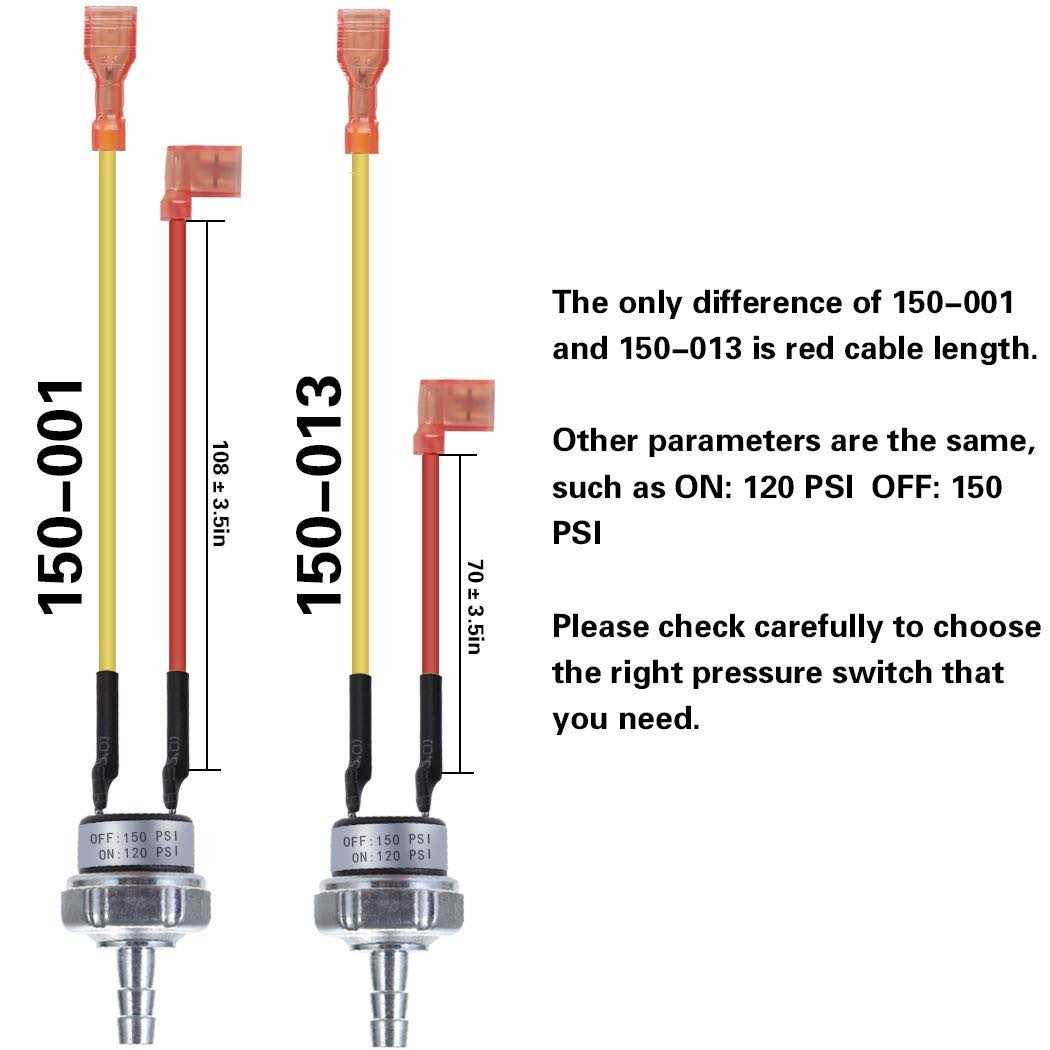 FanWayer Air Pressure Switch 150 PSI Pressure Switch 120 PSI Pressure Switch Air Compressor Pressure Switch 150PSI Pressure Switch Pressure Controller - Cheap Fitting