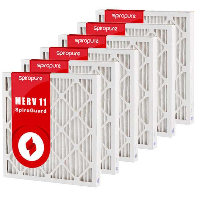 SpiroPure MERV 8 Pleated Air Filters - Cheap Fitting