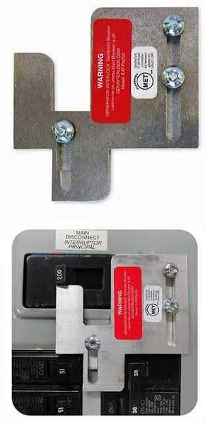 GenInterlock EAT-PN200 Generator Interlock Kit Breaker Panel 150/200 Amp Panels Cutler Hammer BR Series - Cheap Fitting